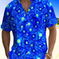 Hawaiian Shirt / Adults / S Summer Oil Painting Gradient Color Contrast Color Beach Casual Vacation Hawaiian Shirt