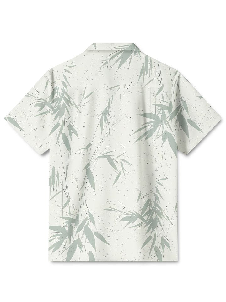 Summer Plant Bamboo Beach Casual Vacation Hawaiian Shirt
