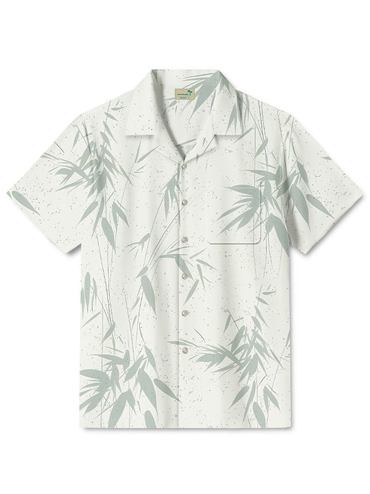 Hawaiian Shirt / Adults / S Summer Plant Bamboo Beach Casual Vacation Hawaiian Shirt