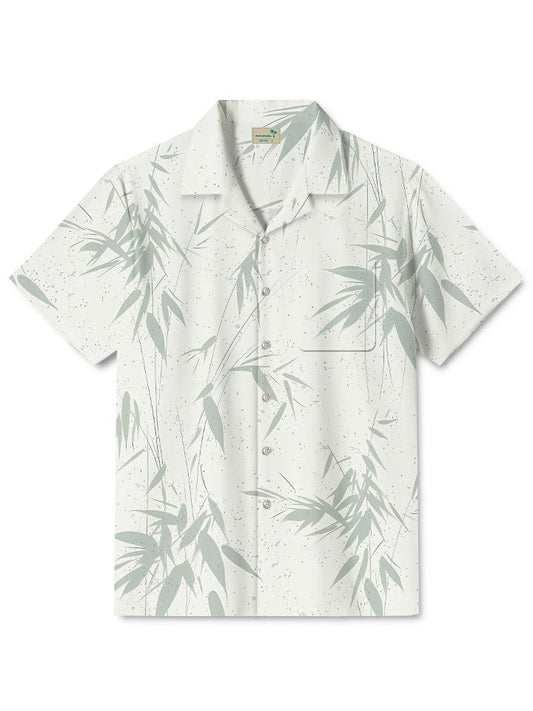 Hawaiian Shirt / Adults / S Summer Plant Bamboo Beach Casual Vacation Hawaiian Shirt