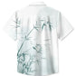 Summer Plant Bamboo Simple Commute Vacation Casual Hawaiian Shirt