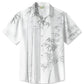 Hawaiian Shirt / Adults / S Summer Plant Bamboo Tropical Casual Vacation Hawaiian Shirt