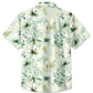 Summer Plant Flower Leaves Casual Vacation Hawaiian Shirt