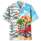 Hawaiian Shirt / Adults / S Summer Vacation Flamingo Hawaiian Shirt
