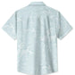 Summer Waves Fresh Beach Vacation Casual Hawaiian Shirt