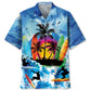Hawaiian Shirt / Adults / S Surfing Beach Hawaiian Shirt