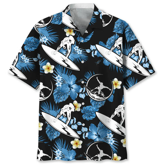 Hawaiian Shirt / Adults / S Surfing Nature Hawaiian Shirt