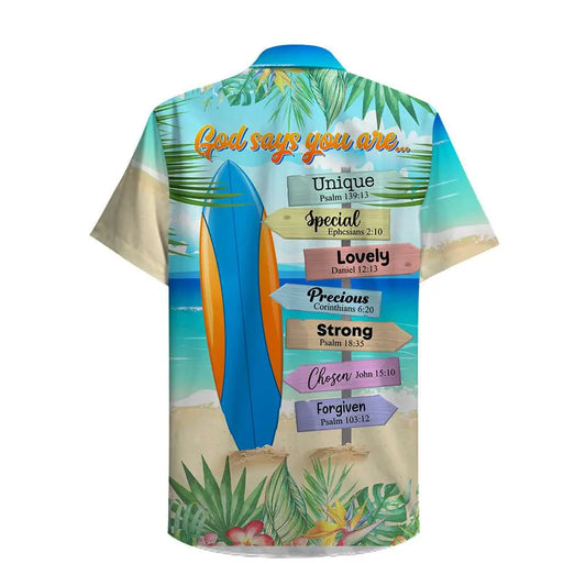 Hawaiian Shirt / Adults / S Surfing Unique Special Lovely Palm Beach Pattern Unisex Hawaiian Shirt Aloha Shirt