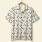 Hawaiian Shirt / Adults / S Surfing Unisex Hawaiian Shirt Aloha Shirt Summer Vibe Surfing Shark &amp; Palm Trees Pattern