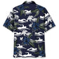 Swimming Hibiscus Hawaiian Shirt
