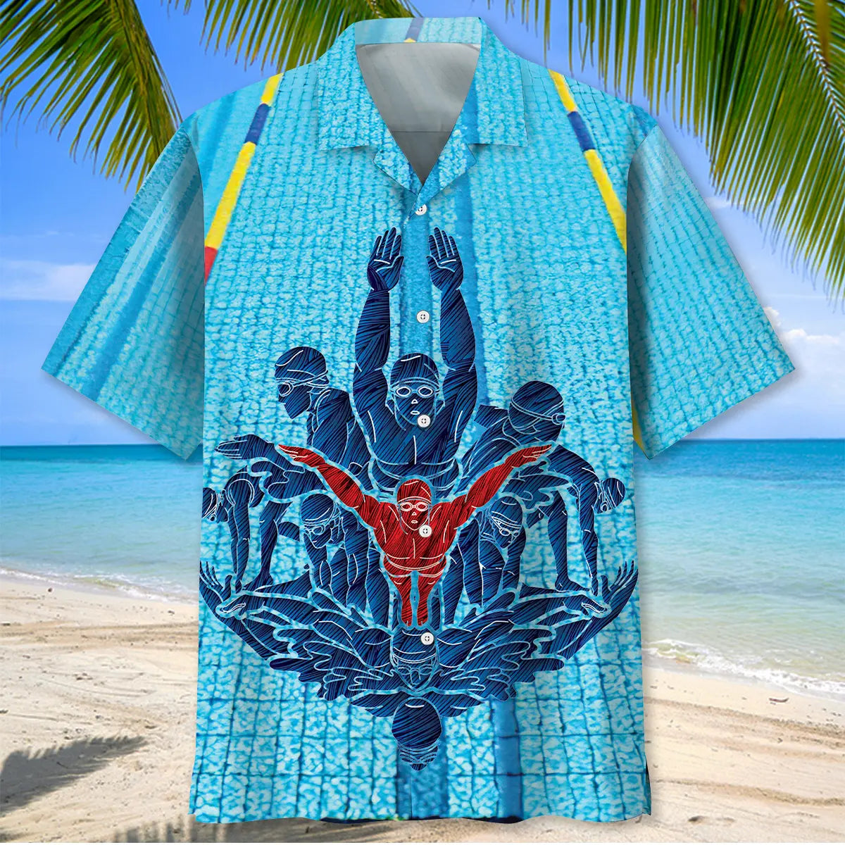 Swimming Lover Hawaiian Shirt