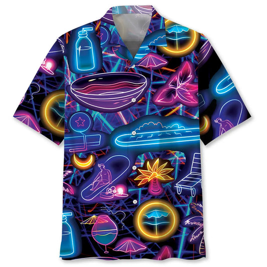 Hawaiian Shirt / Adults / S Swimming Pool Party Hawaiian Shirt