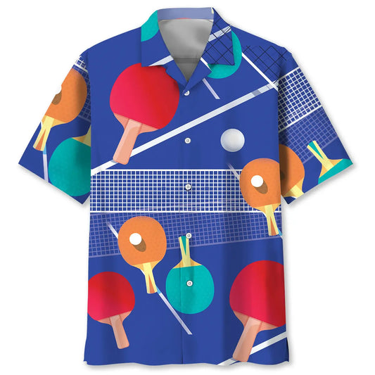Hawaiian Shirt / Adults / S Table Tennis Tournament Hawaiian Shirt