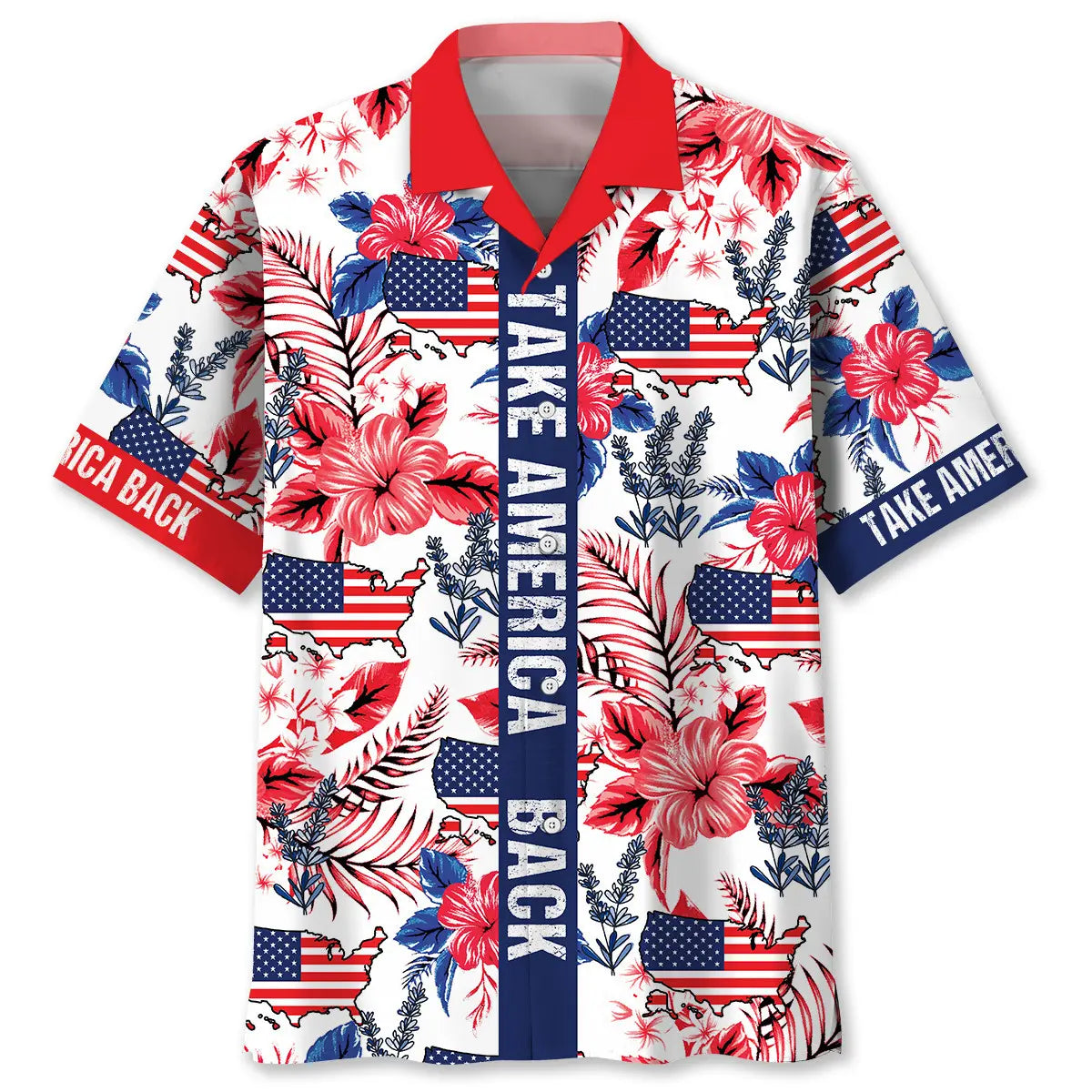 Hawaiian Shirt / Adults / S Take America Back Hawaiian Shirt