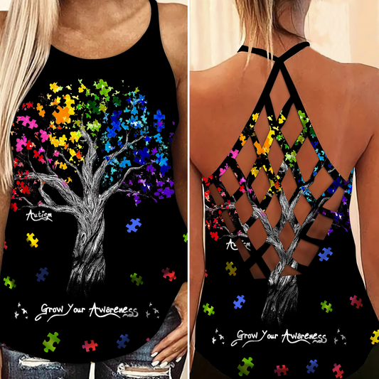 Autism Grow Your Awareness Limited Edition – Hollow Tank Top