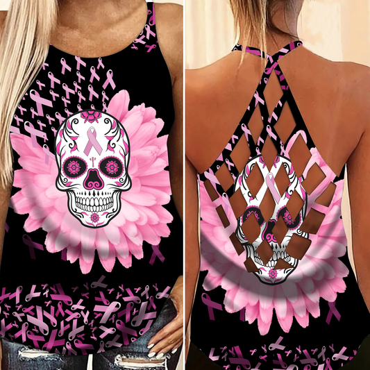 Cancer Believe Stronger Limited Edition 4 – Hollow Tank Top