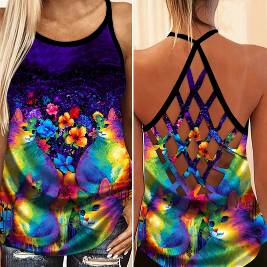 Cats Love Peaceful Summer Limited Edition 7 – Hollow Tank Top