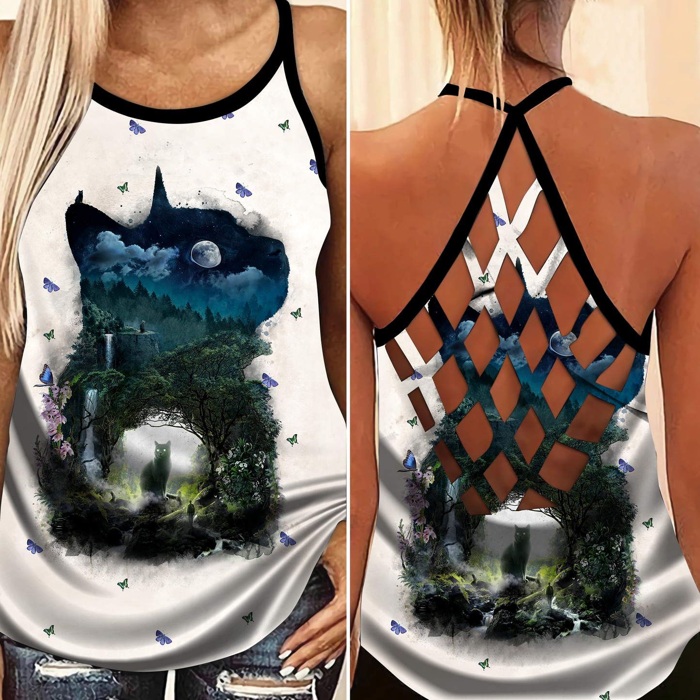 Cats Love Peaceful Summer Limited Edition 2 – Hollow Tank Top