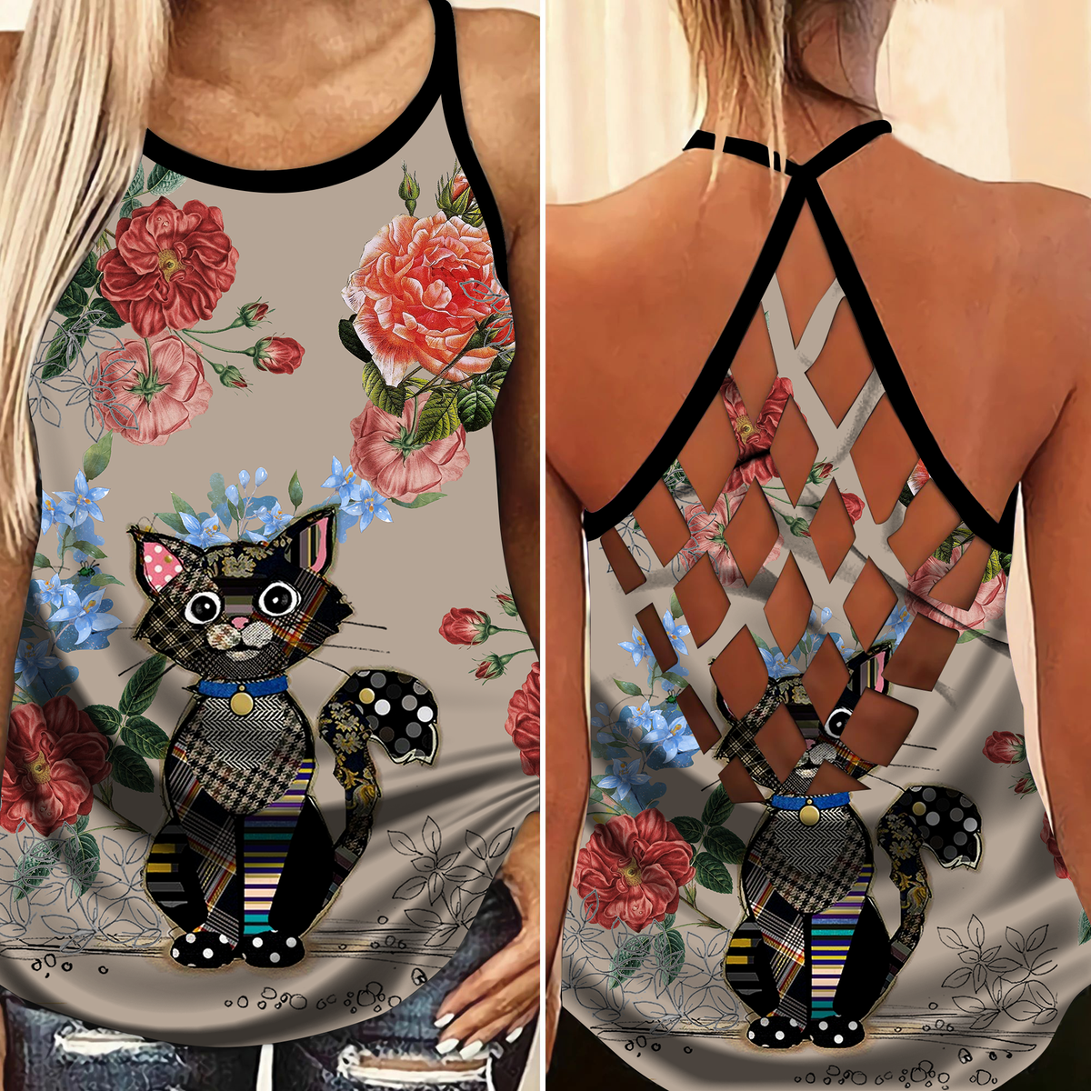 Cats Love Peaceful Summer Limited Edition 5 – Hollow Tank Top