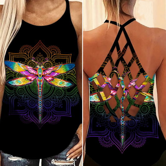 Dragonfly Loves Sky Style Limited Edition 3 – Hollow Tank Top