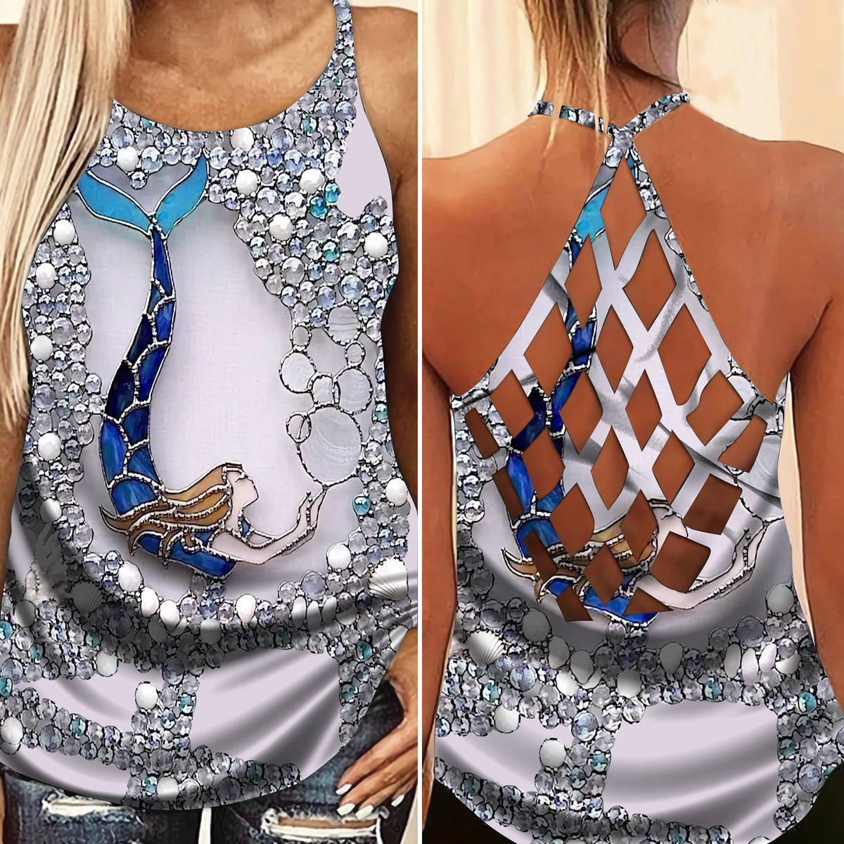 Mermaid Princess Of The Sea Limited Edition 5 – Hollow Tank Top