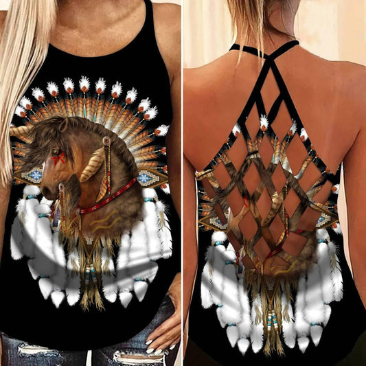Native Horses Dreamer Limited Edition – Hollow Tank Top
