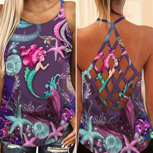 Mermaid Queen Loves Ocean Limited Edition 4 – Hollow Tank Top