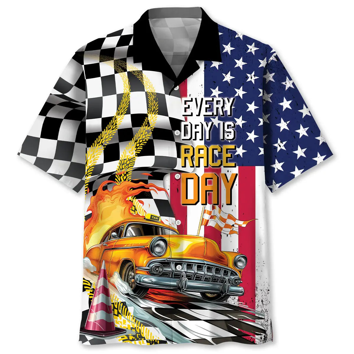 Hawaiian Shirt / Adults / S Taxi Driver Life Hawaiian Shirt