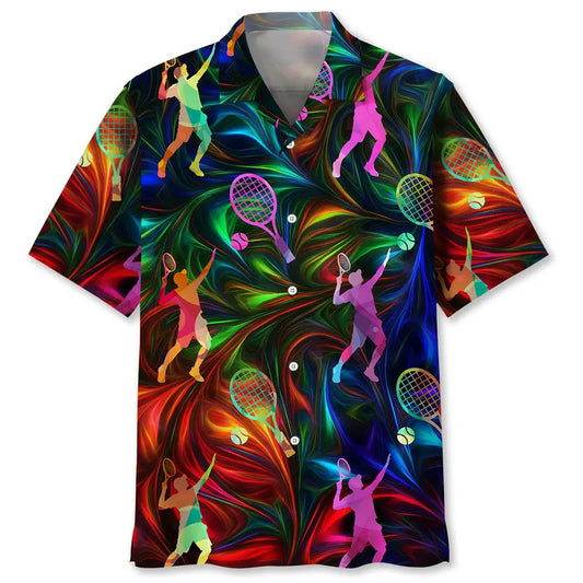 Hawaiian Shirt / Adults / S Tennis Color Hawaiian Shirt