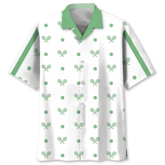 Hawaiian Shirt / Adults / S Tennis Hawaiian Shirt