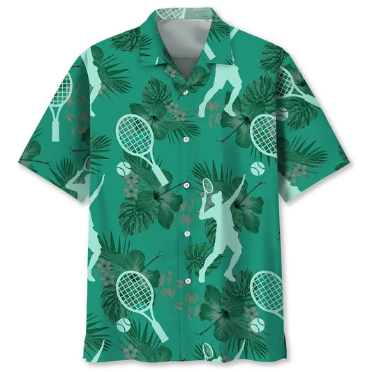 Hawaiian Shirt / Adults / S Tennis Kelly Green Hawaiian Shirt