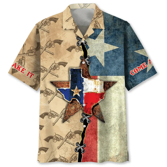 Hawaiian Shirt / Adults / S Texas Come and Take It Hawaiian Shirt