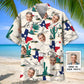Hawaiian Shirt / Adults / S Texas Desert Custom Photo Face Hawaiian Shirt