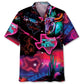 Texas State Neon Custom Name Hawaiian Shirt