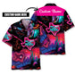 Hawaiian Shirt / Adults / S Texas State Neon Custom Name Hawaiian Shirt