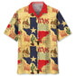 Texas State Vintage Custom Name Hawaiian Shirt