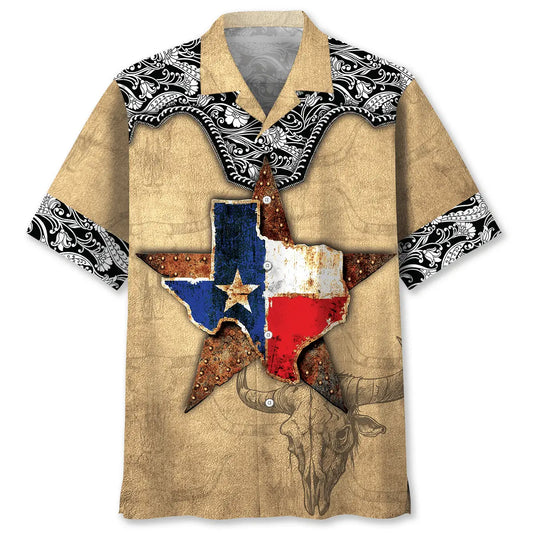 Hawaiian Shirt / Adults / S Texas The Lone Star State Hawaiian Shirt