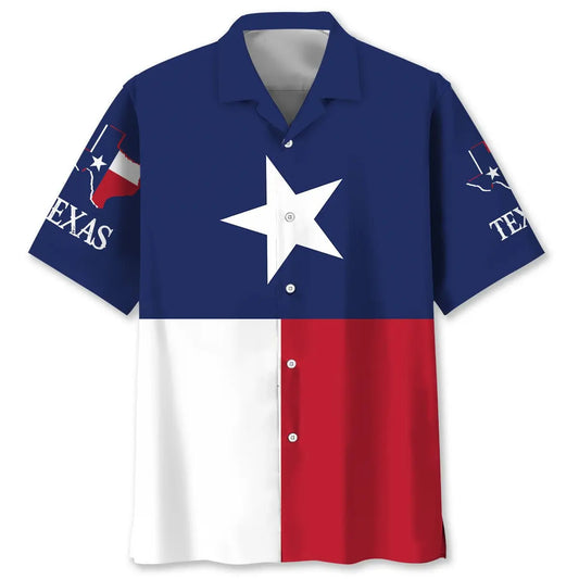 Hawaiian Shirt / Adults / S Texas The Lone Star State Hawaiian Shirt