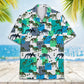 Hawaiian Shirt / Adults / S Dinosaur T-rex Bones Unisex Hawaiian Shirt Aloha Shirt