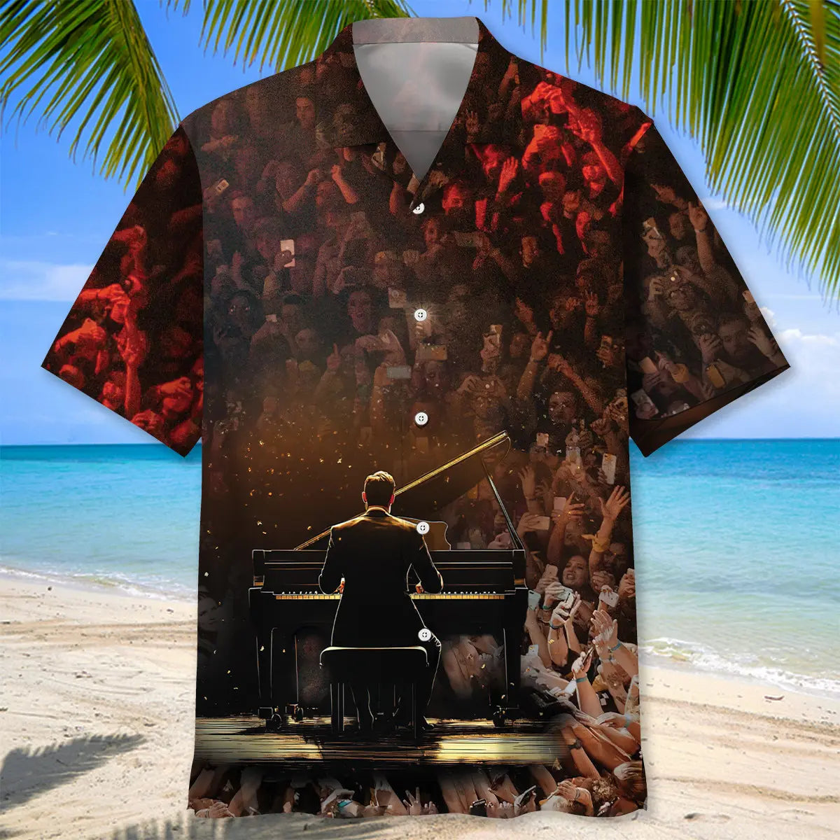 The Famous Pianist Piano Hawaiian Shirt