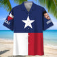The Lone Star State Custom Name Custom Photo Hawaiian Shirt