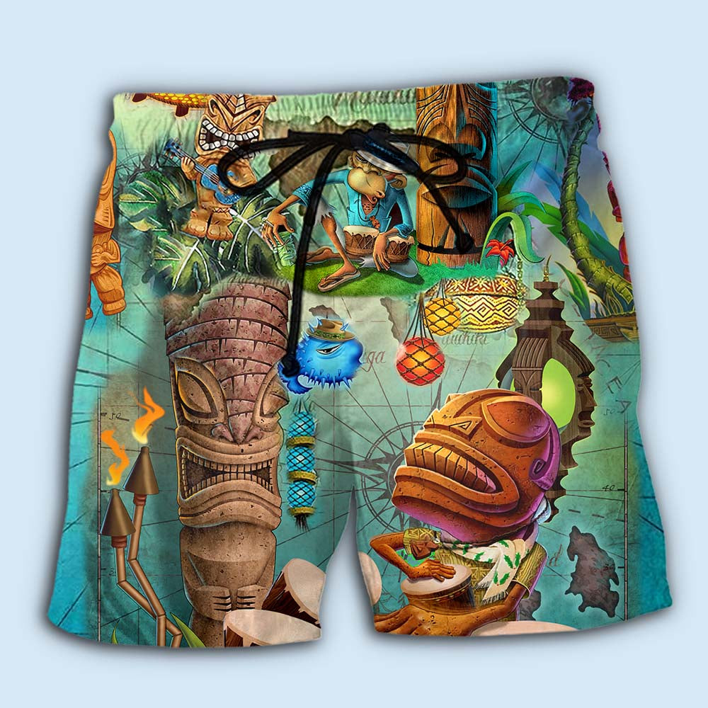 Tiki Bar Open Island Style – Beach Short