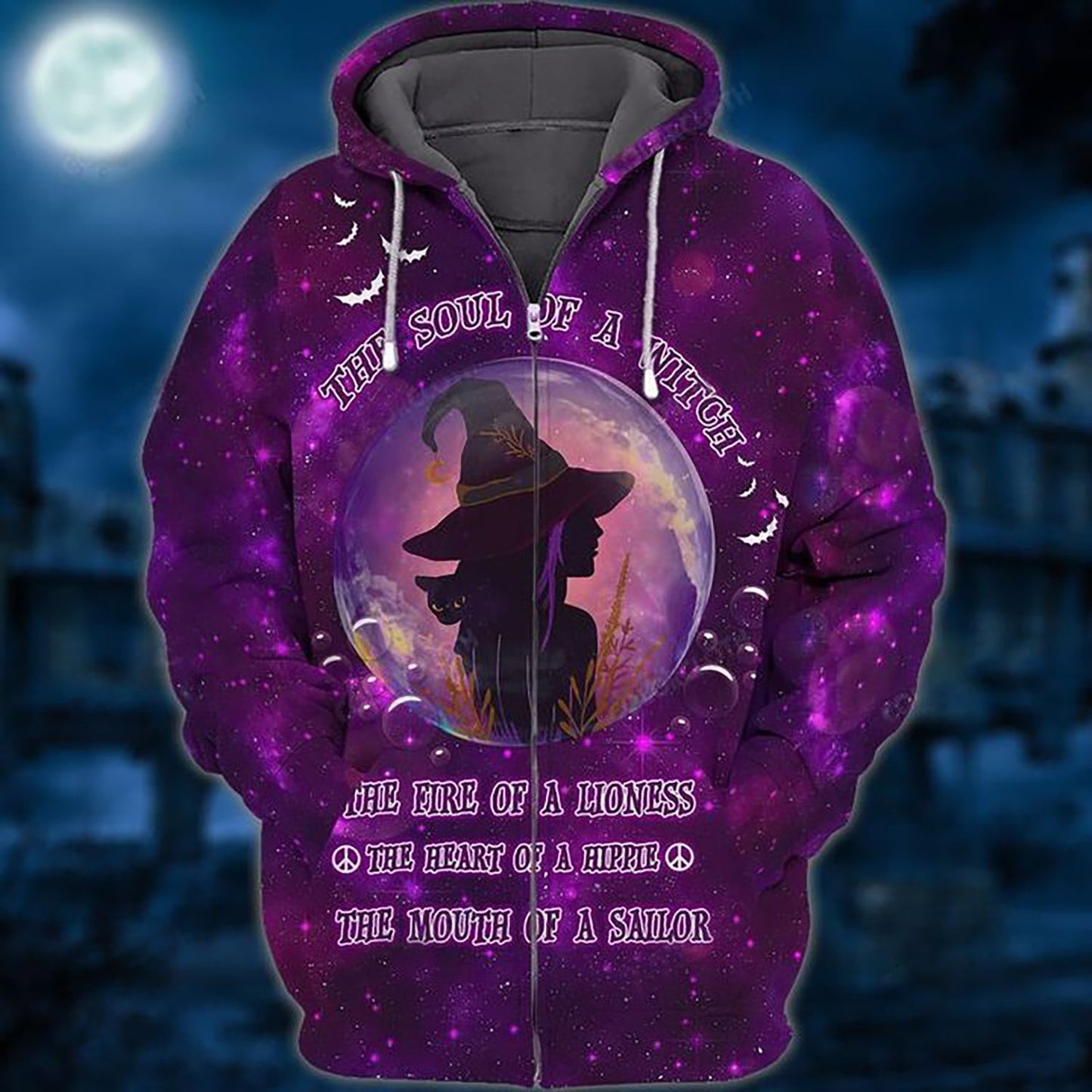 Mystic Witch Soul Art – 3D Hoodie