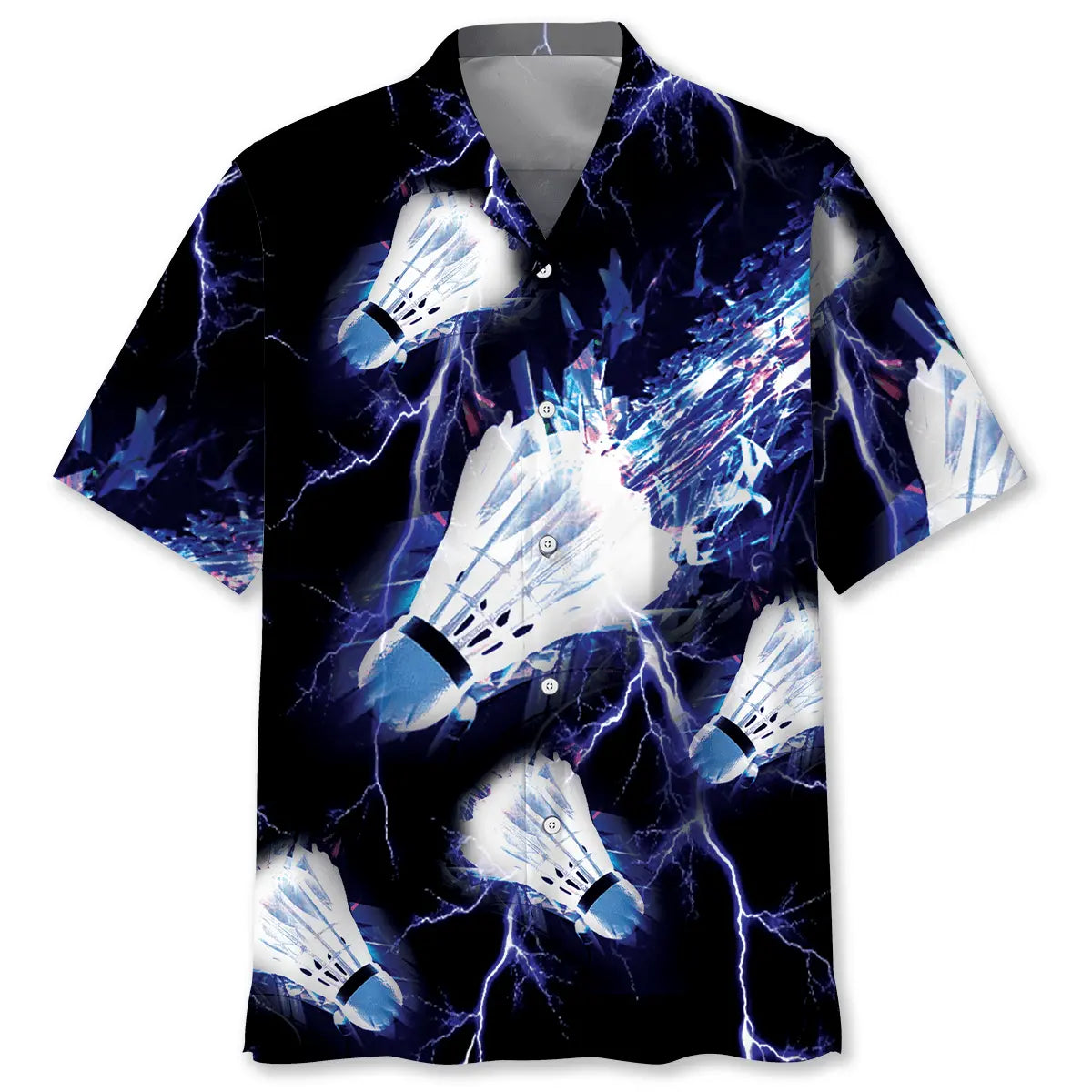 Hawaiian Shirt / Adults / S Thunder Badminton Hawaiian Shirt