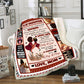 Black Woman To My Daughter From Mom Flannel Blanket For Soft Bed Couch And Home Comfort