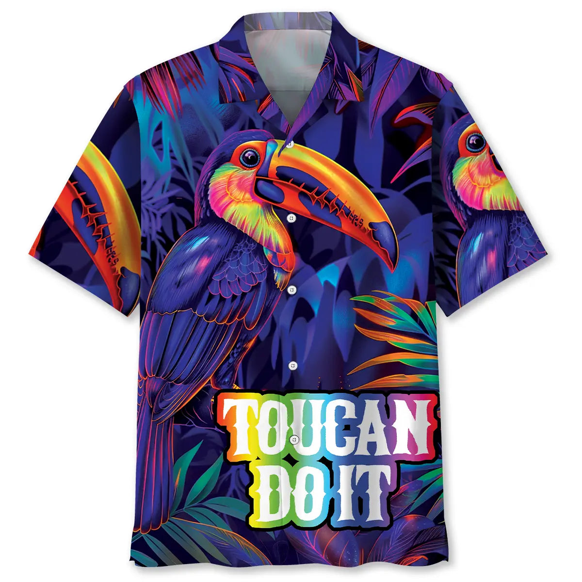 Hawaiian Shirt / Adults / S Toucan Do That Rainbow Hawaiian Shirt