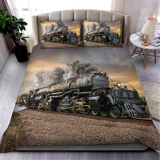 Future Train Bedding Cover For Cozy Bedroom Decor