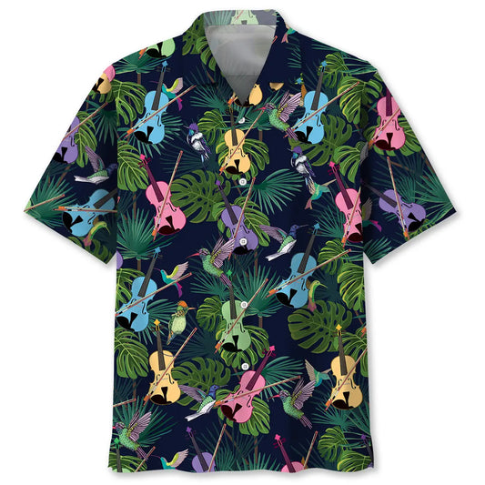 Hawaiian Shirt / Adults / S Tropical Colorful Violin Hawaiian Shirt