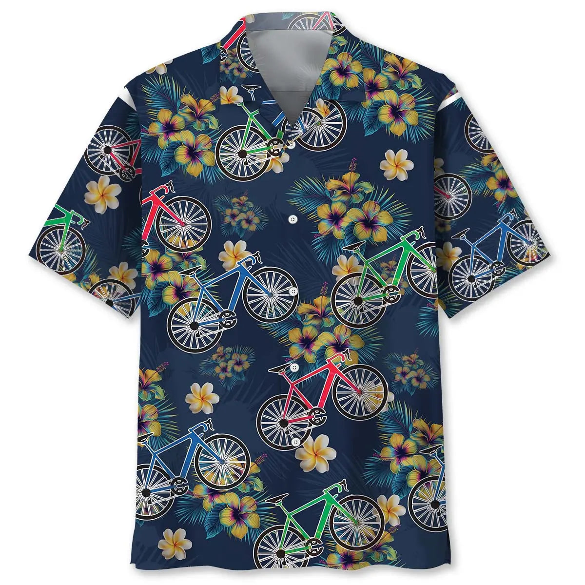 Hawaiian Shirt / Adults / S Tropical Cycling Hawaiian Shirt