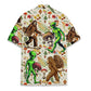 Bigfoot And Alien Mushroom Unisex Hawaiian Shirt Aloha Shirt